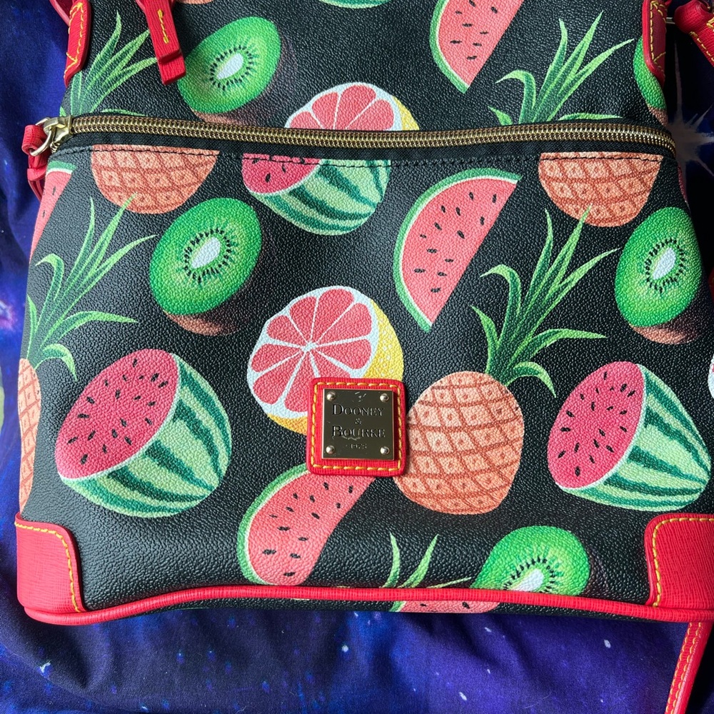Tropical Fruit Dooney and Bourke crossbody bag